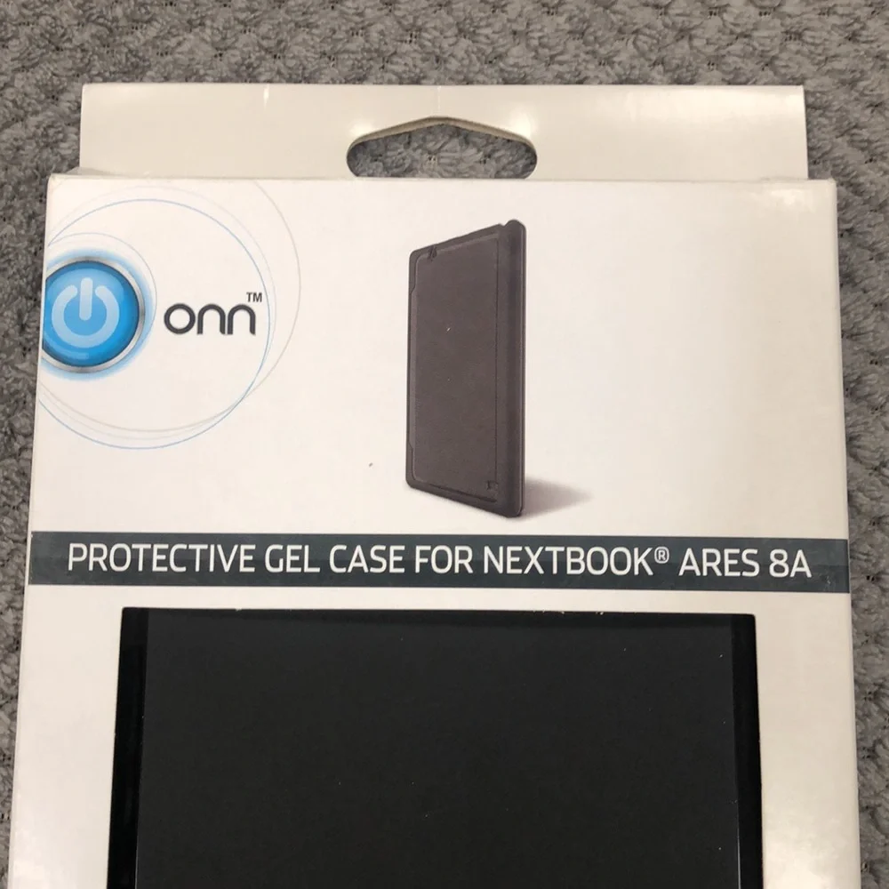onn Protective Gel Tablet Case for Nextbook Ares 8A, 8”-Black